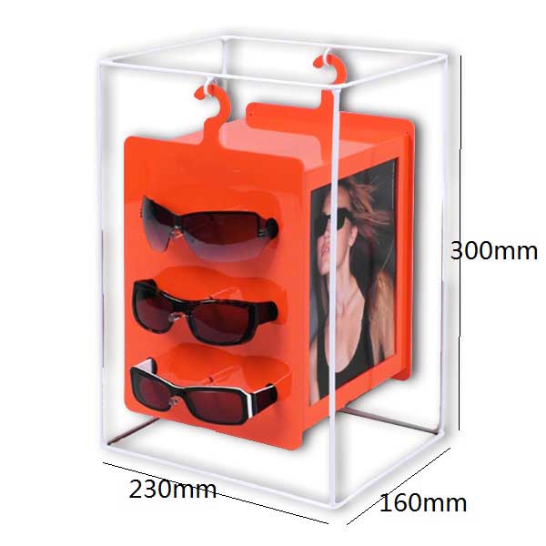 Four-sided Acrylic Glasses Display Stand For Shop  