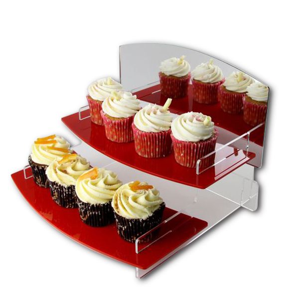 acrylic risers for desserts table
