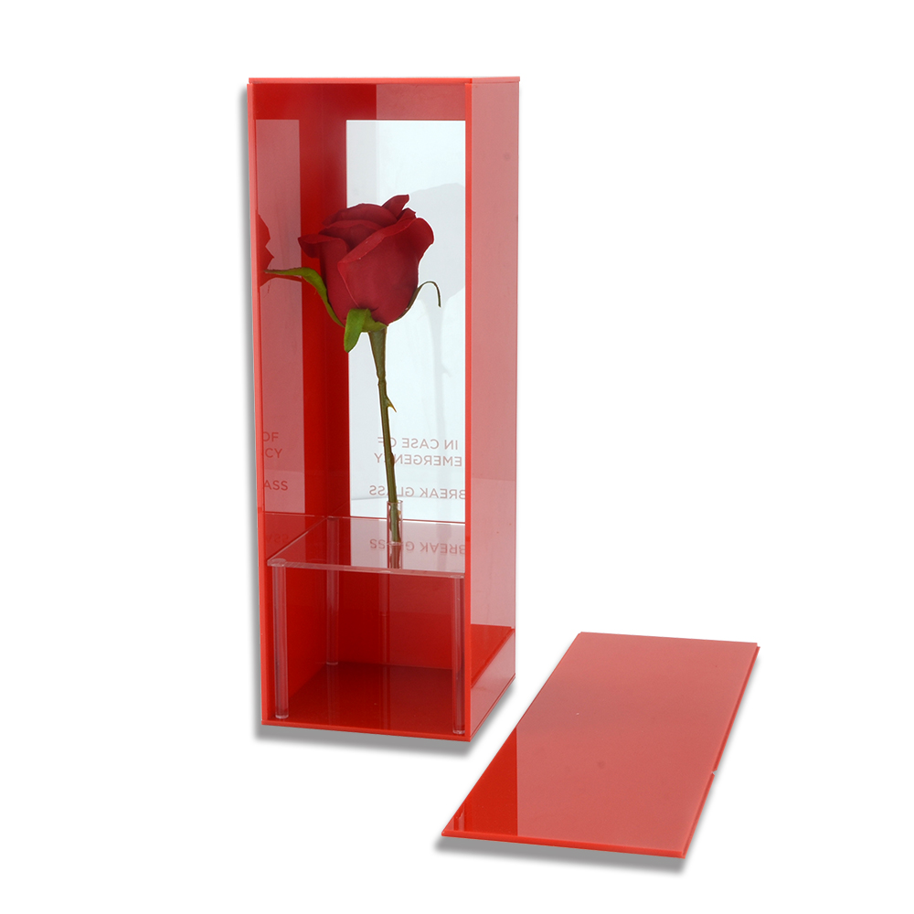 clear acrylic boxes for flowers
