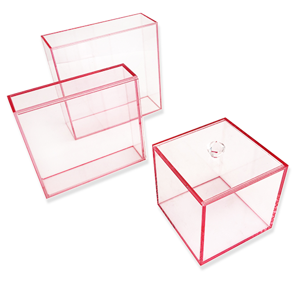 Pink Acrylic Box for Sale