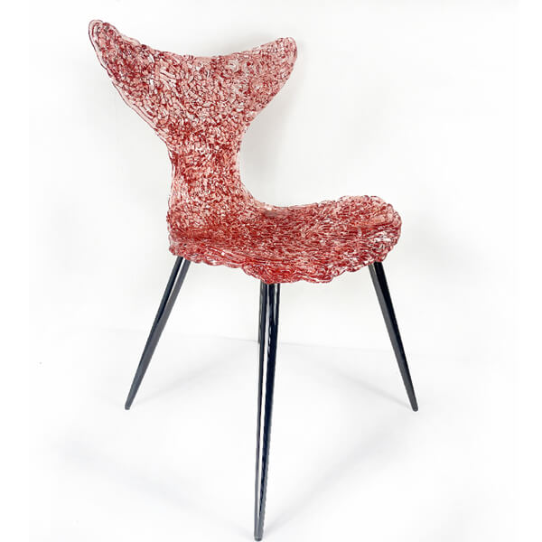 Acrylic Crystal Fiber Optic Chair