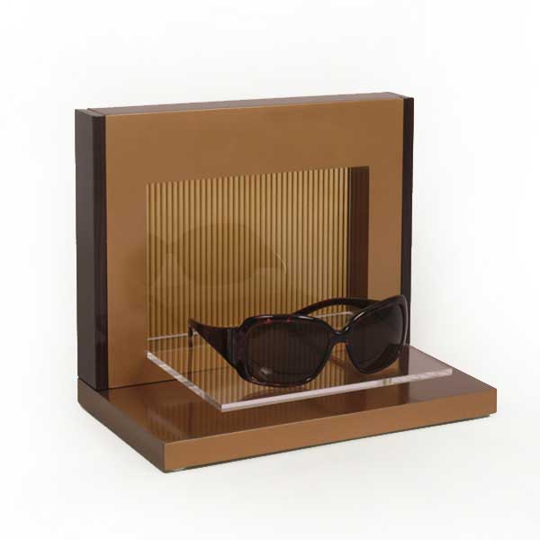 High-end Brand L-type Acrylic Glasses Display Holder For Window Display 2521