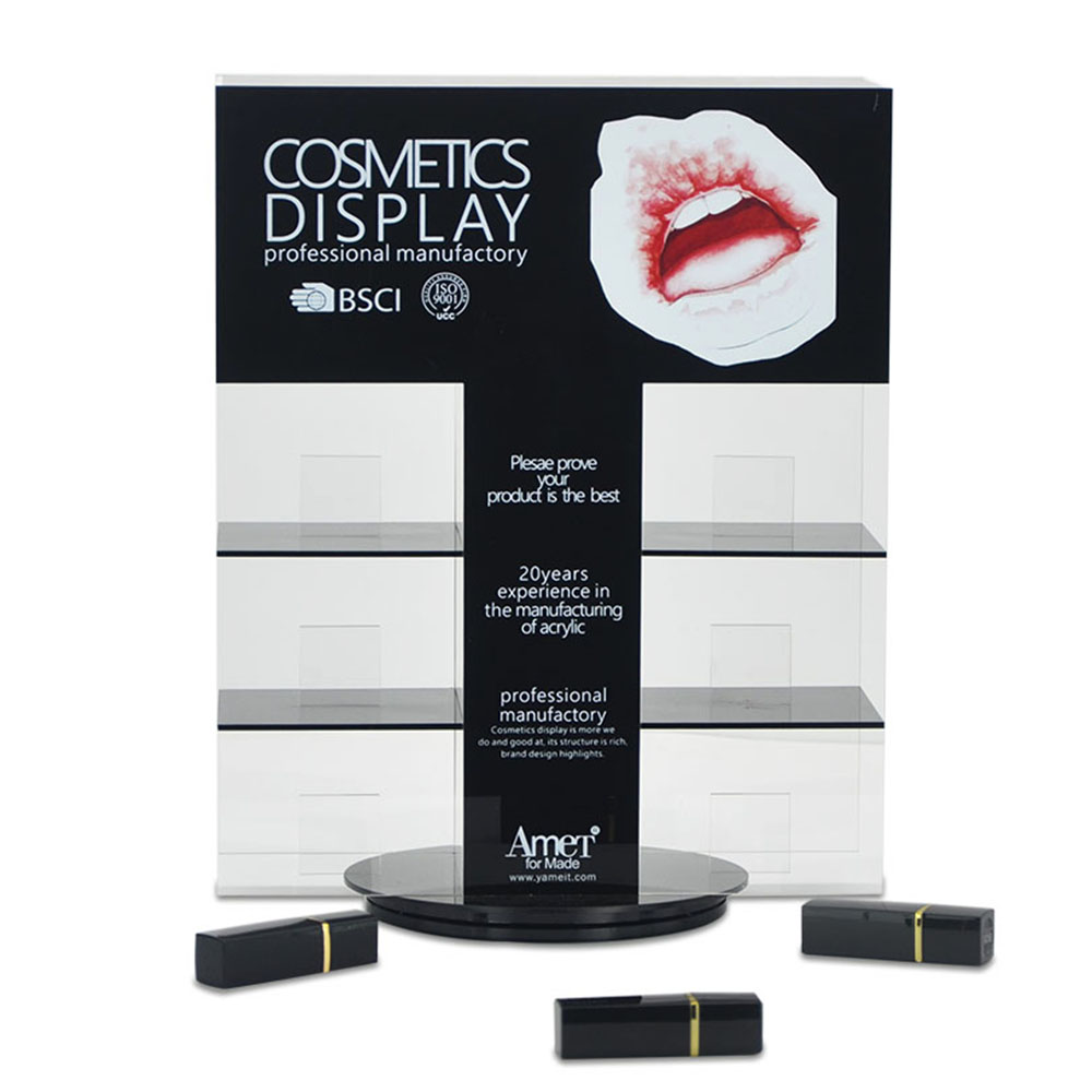 acrylic cosmetic makeup organizer lipstick holder