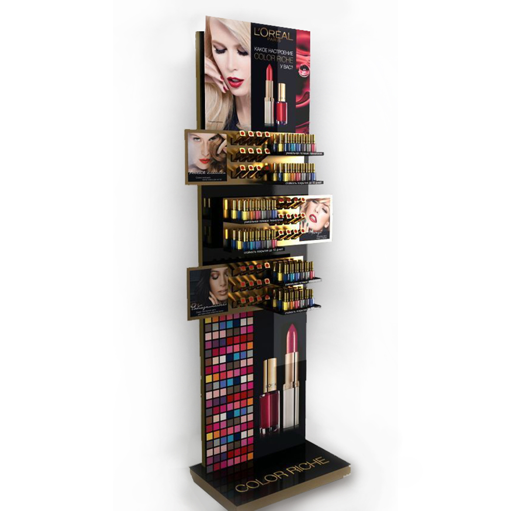 Large Makeup Acrylic Product Display Cabinet