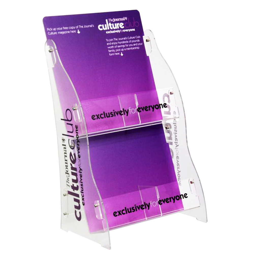 Acrylic Countertop Brochure Composable Holder