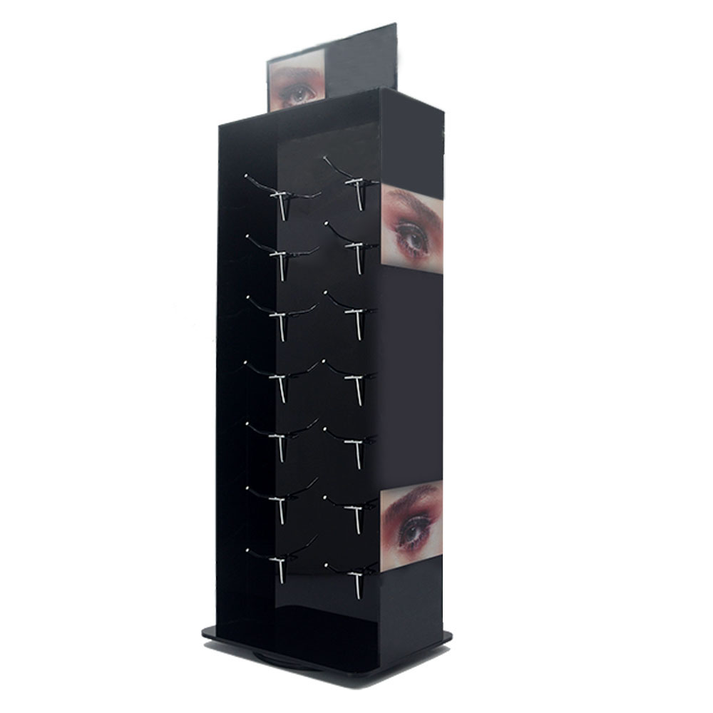 Acrylic Eyelashes Display Turntable Stand 