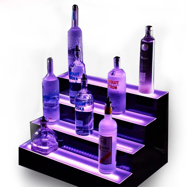 Led Acrylic Wine Display Steps base