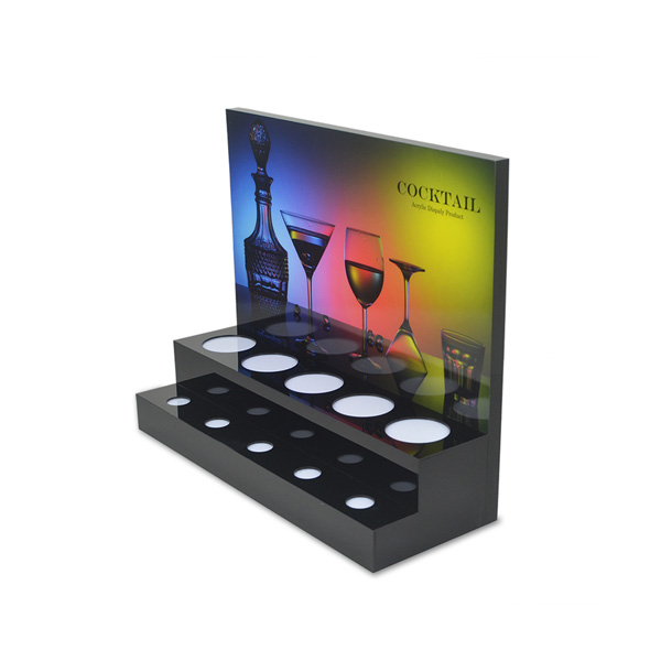 Two Layer Acrylic Led Wine display Base