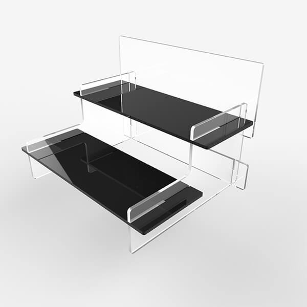 Two Specifications Foldable Stepped Acrylic Display Stand