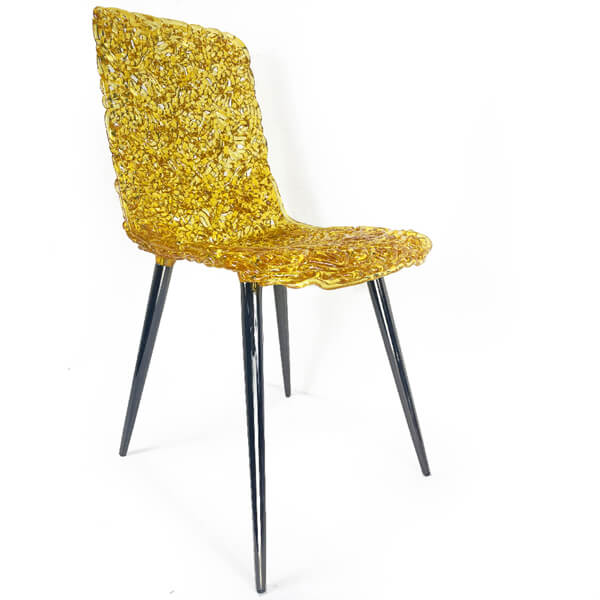Acrylic Crystal Fiber Optic Chair