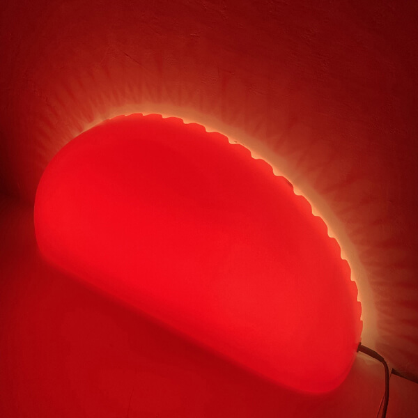 Acrylic LED Wall Mounted Semicircular Light Box