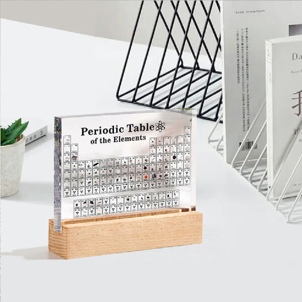 Acrylic Periodic Table Display Elements Student Teacher Gift Craft Decoration Acrylic Periodic Table